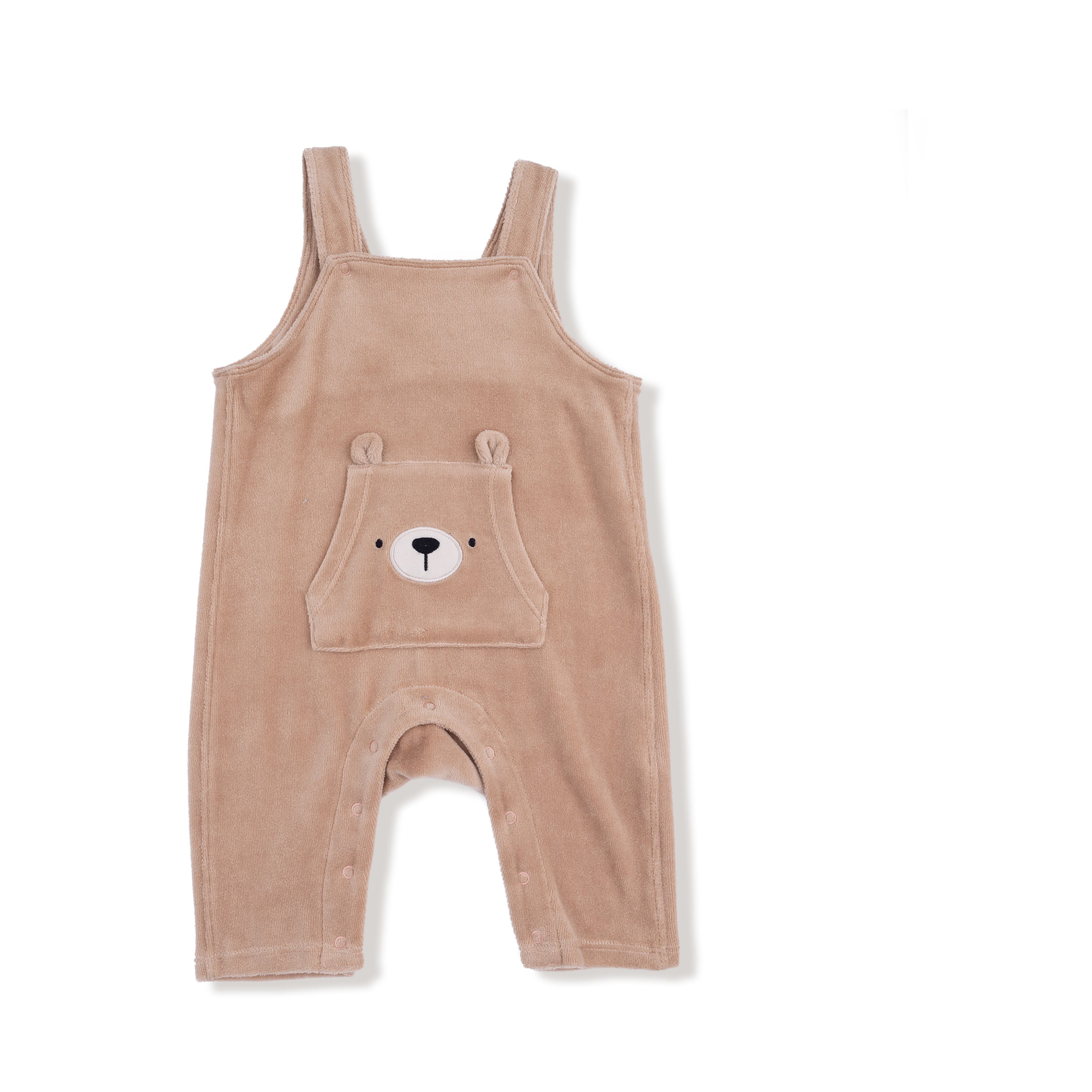 Overalls With Bear Kanga Pocket