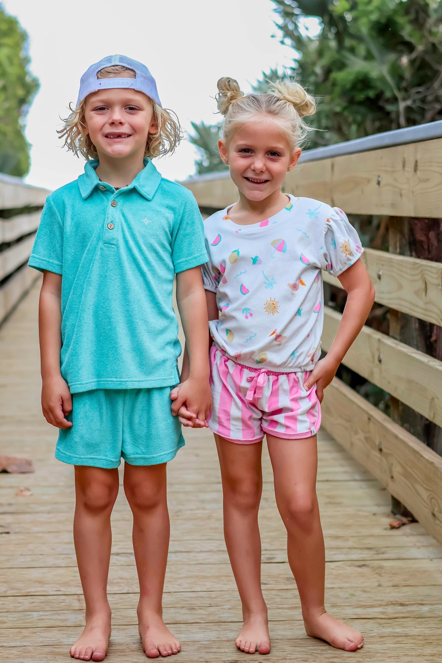 Seaside Stripes Short Set