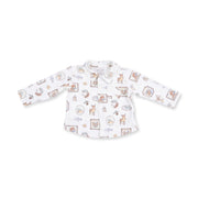 Woodson's Family Cabin - Long Sleeve Polo Button Up