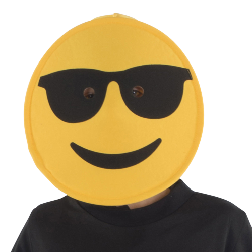 Sunglasses Emoji Mask - Kids