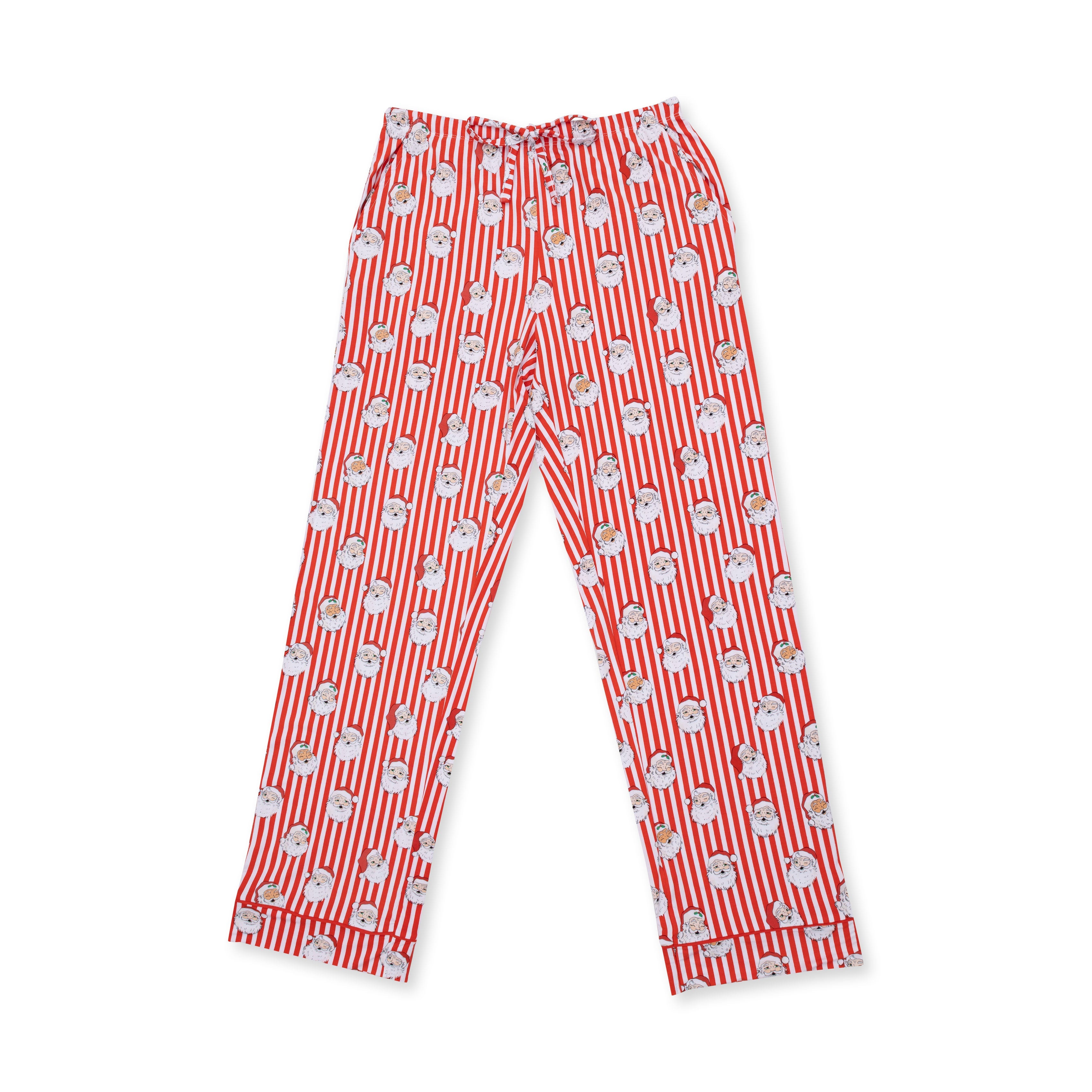 Vintage Santa Stripe - Adult Loungewear Pant