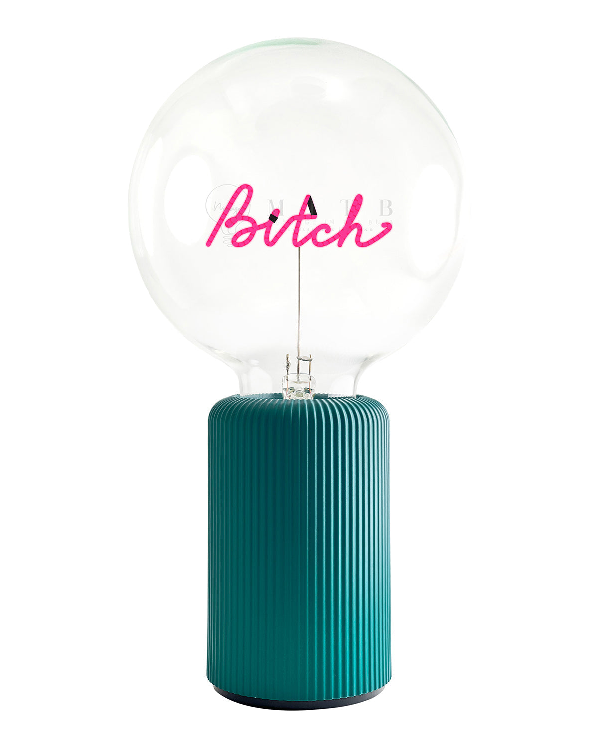Mitb Bulb Bitch Red With Base Table Lamp Portable Pop Nomad