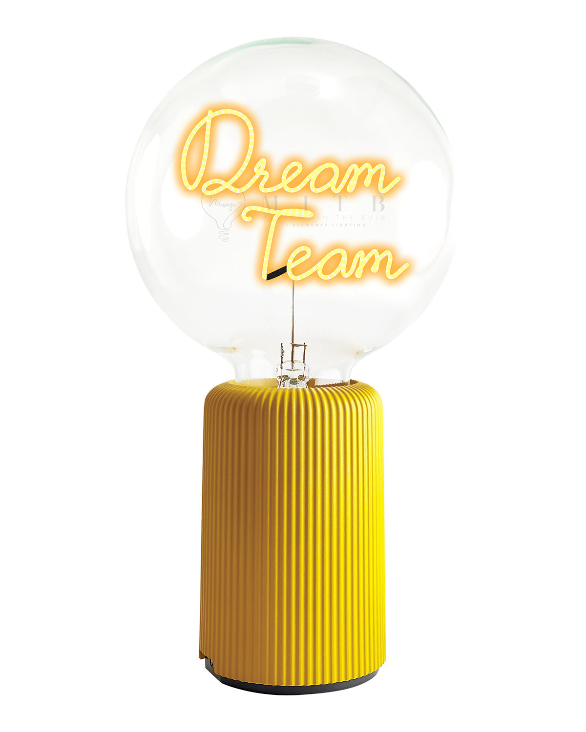 Mitb Bulb Dream Team Amber With Base Table Lamp Portable Pop Nomad