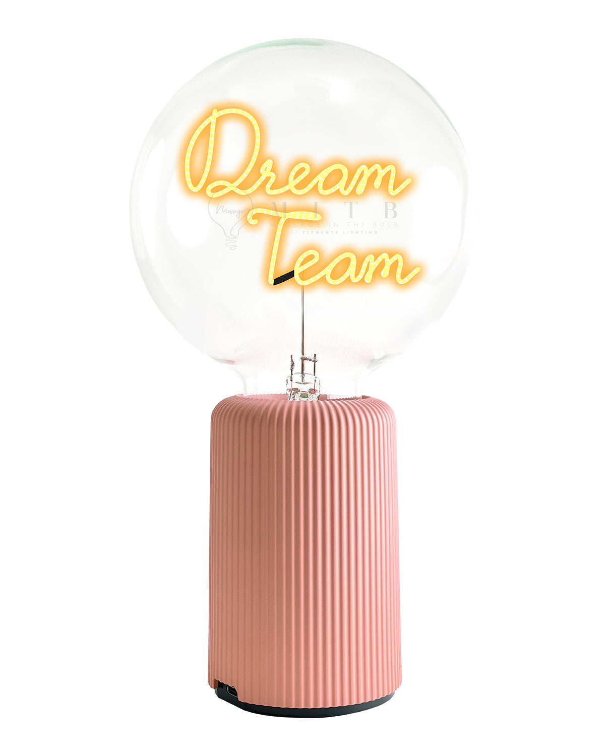 Mitb Bulb Dream Team Amber With Base Table Lamp Portable Pop Nomad