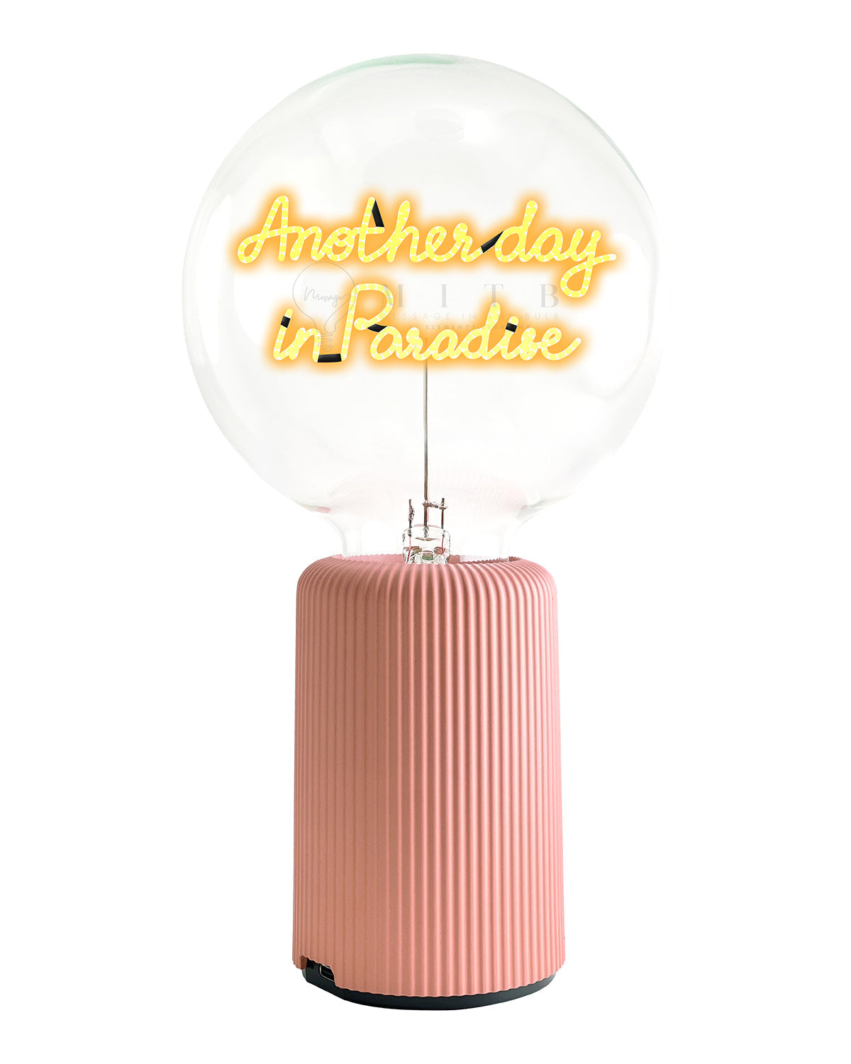 Mitb Bulb Anotherday In Paradise Amber With Base Table Lamp Portable Pop Nomad