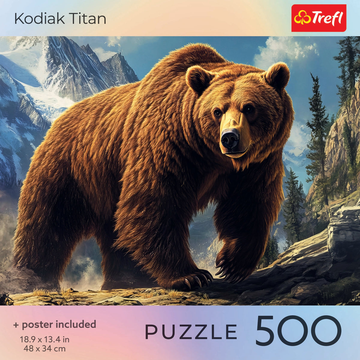 Red Kodiak Titan 500 Piece Puzzle