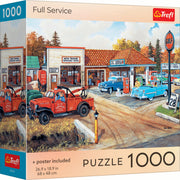 Red Full Service 1000 Piece Puzzle