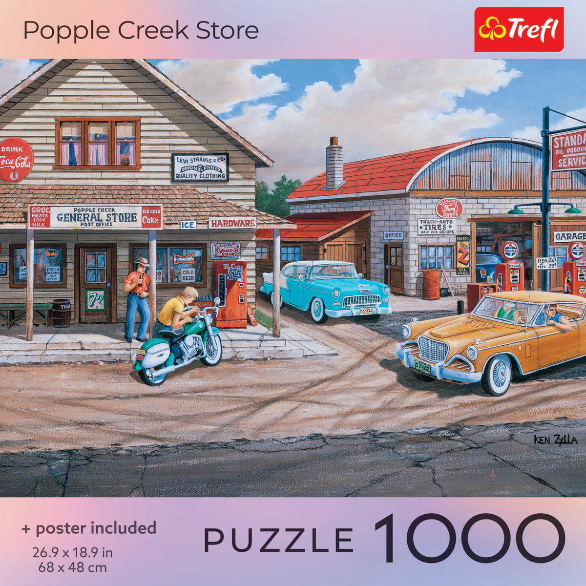 Red Popple Greek Store 1000 Piece Puzzle