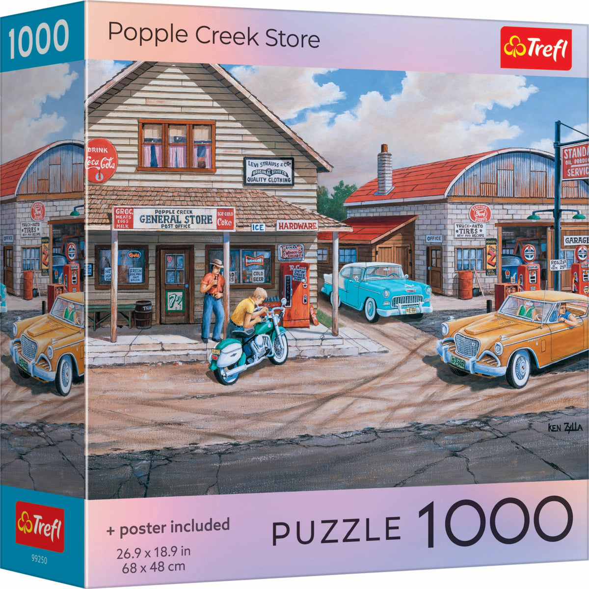Red Popple Greek Store 1000 Piece Puzzle