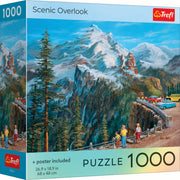 Red Scenic Overlook 1000 Piece Puzzle
