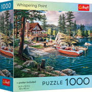 Red Whispering Point 1000 Piece Puzzle