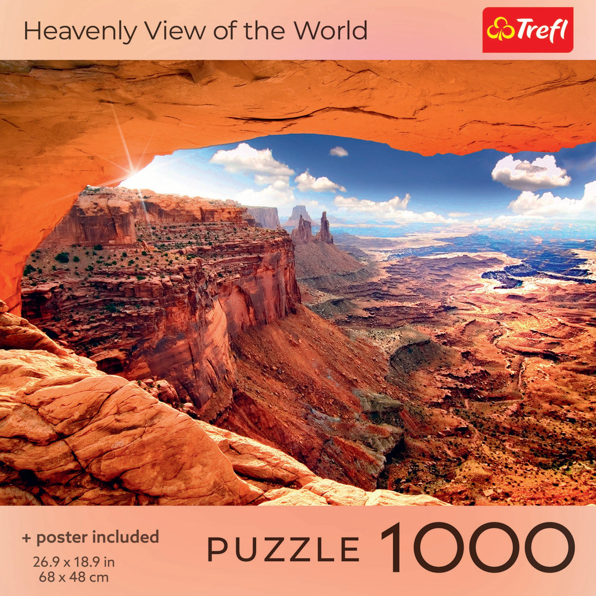 Red Heavenly View Of World 1000 Piece Puzzle