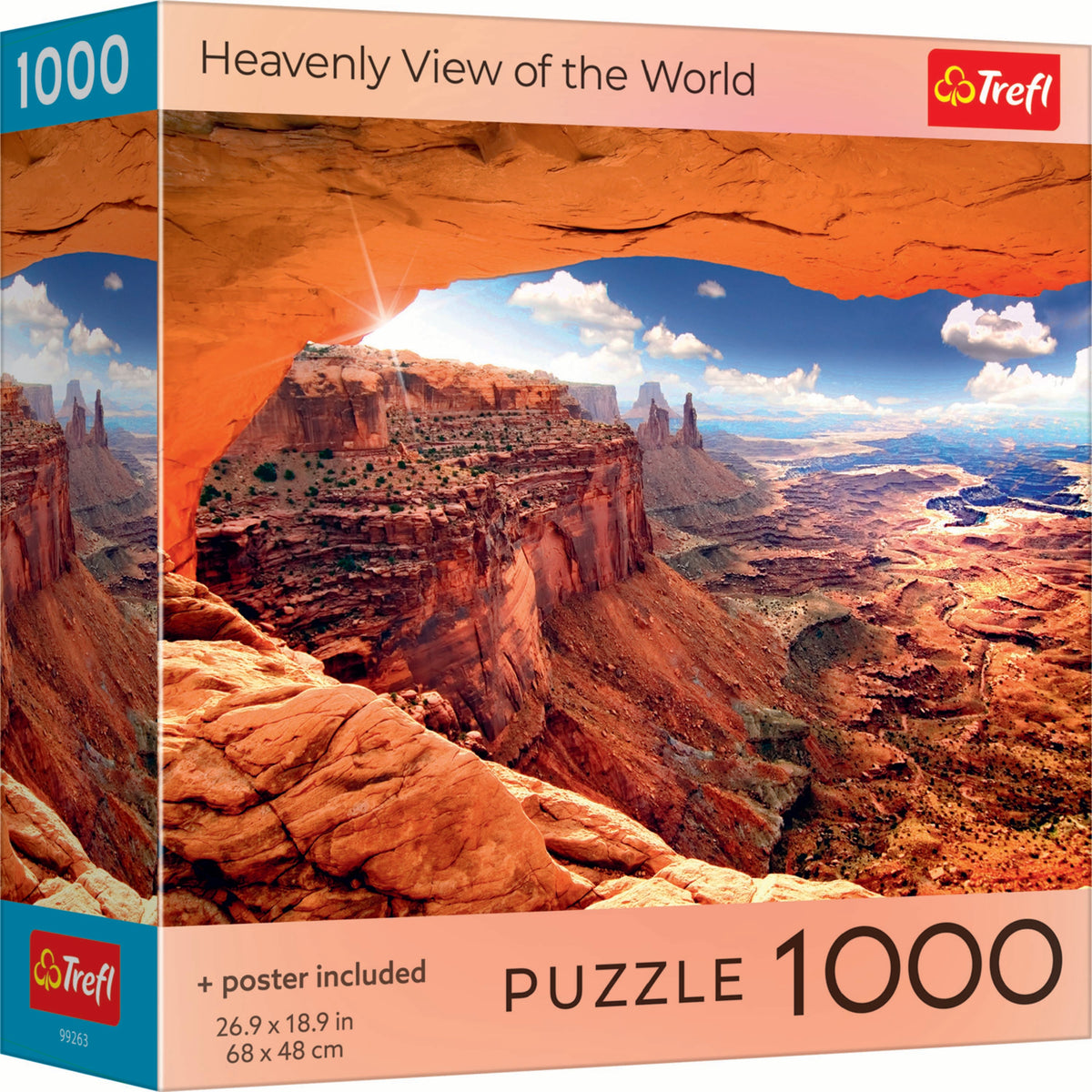 Red Heavenly View Of World 1000 Piece Puzzle
