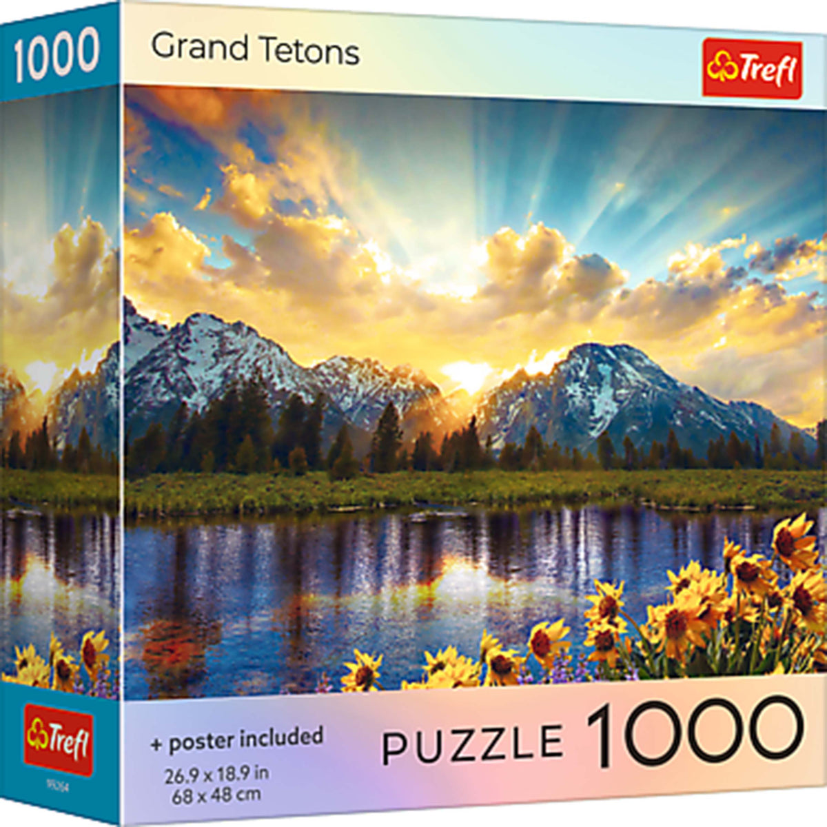 Red Grand Tetons 1000 Piece Puzzle