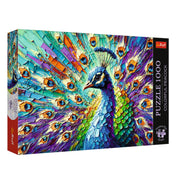 Premium Plus Colorful Peacock 1000 Piece Puzzle