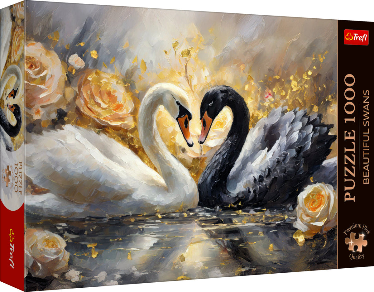 Premium Plus Beautiful Swans 1000 Piece Puzzle