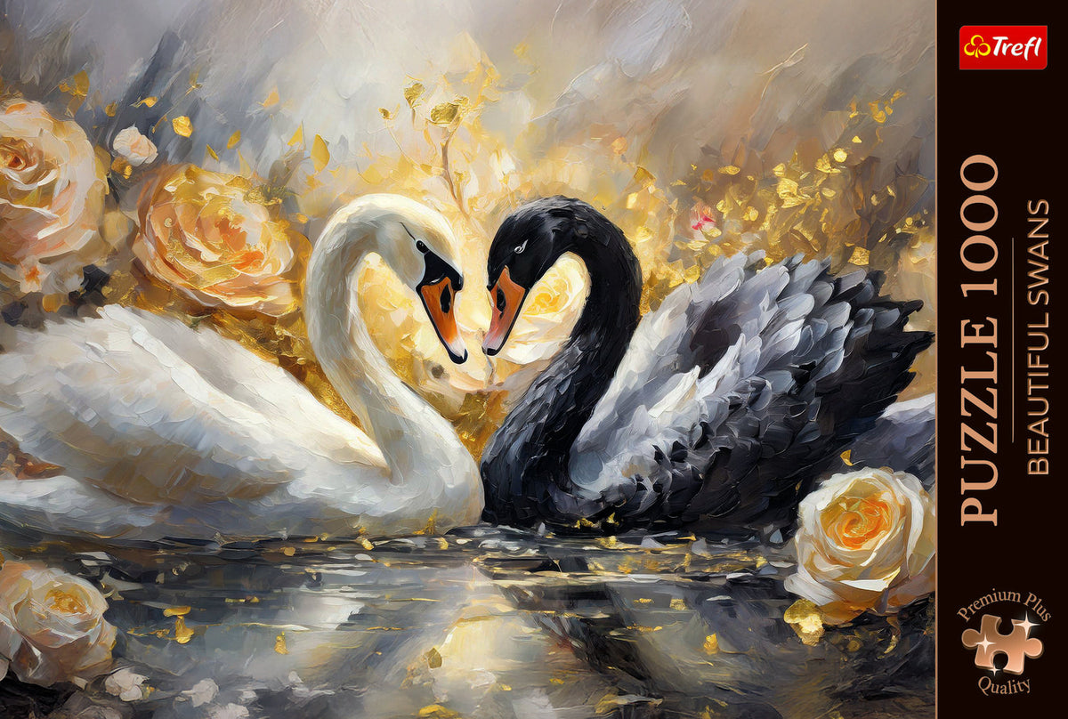 Premium Plus Beautiful Swans 1000 Piece Puzzle