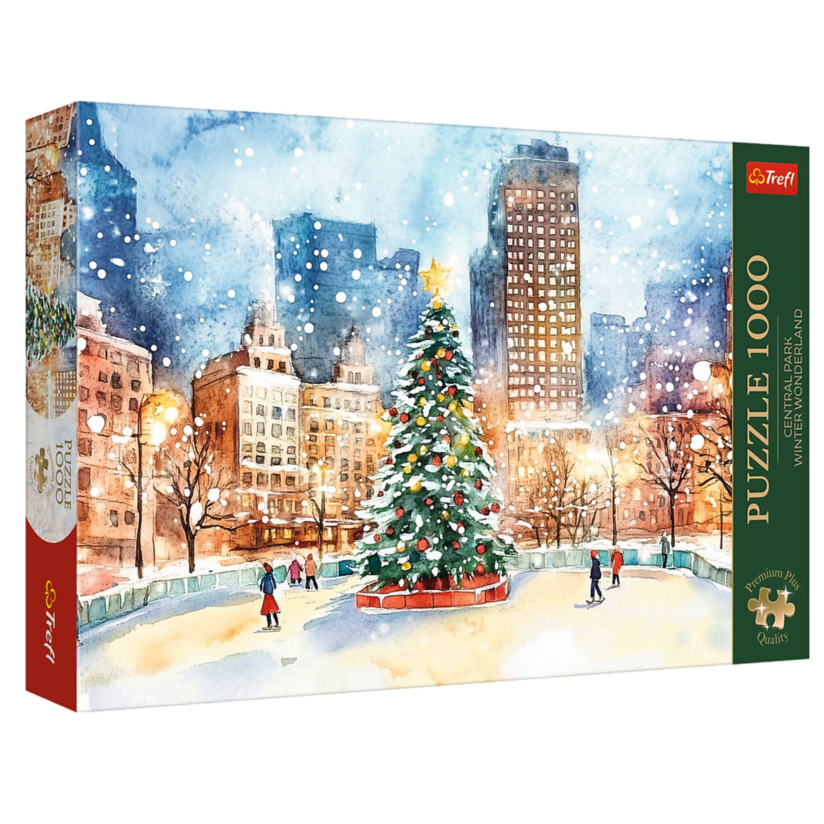 Premium Plus Central Park Winter Wonderland 1000 Piece Puzzle