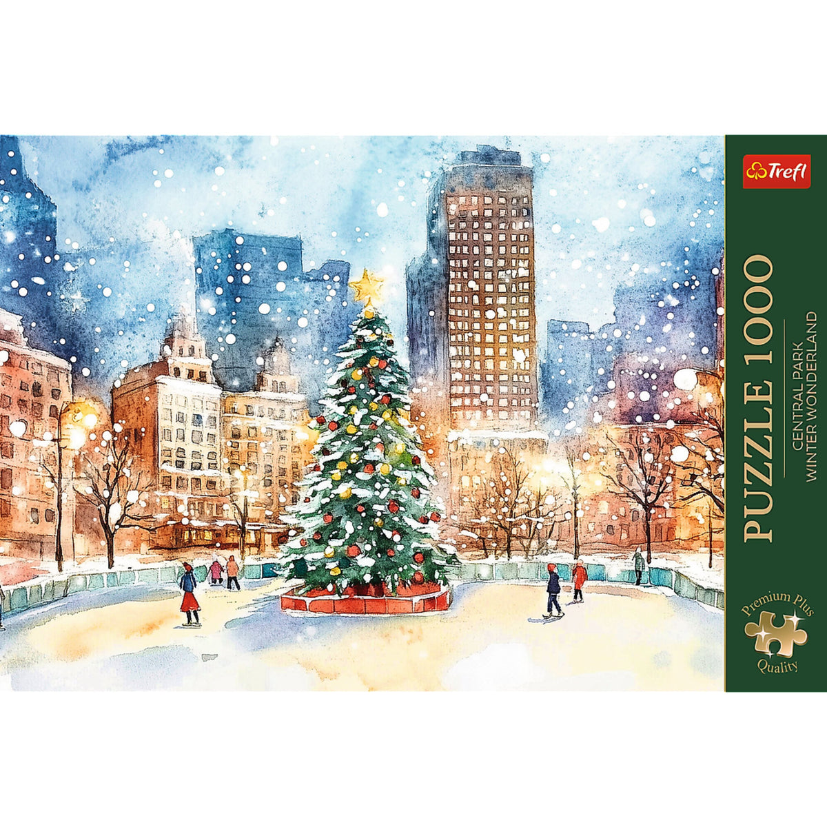 Premium Plus Central Park Winter Wonderland 1000 Piece Puzzle