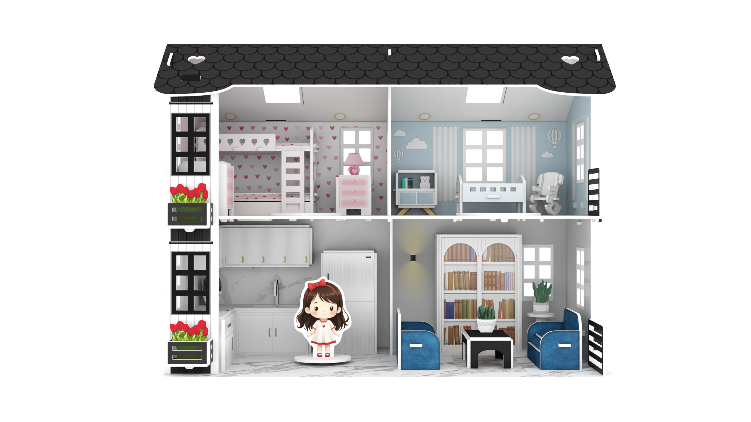 3d Puzzle Townhouse - Foam