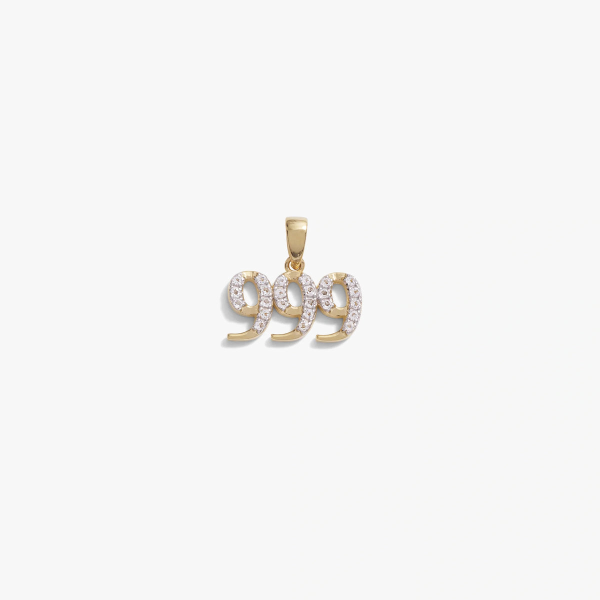 999 Sapphire Angel Number Charm
