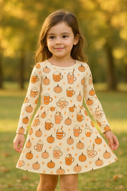 Pumpkin Spice (twirl Dress)