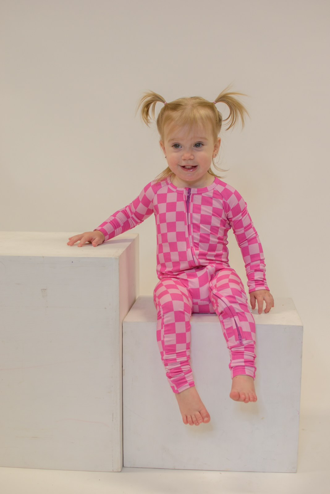 Pretty In Chex Convertible Footie