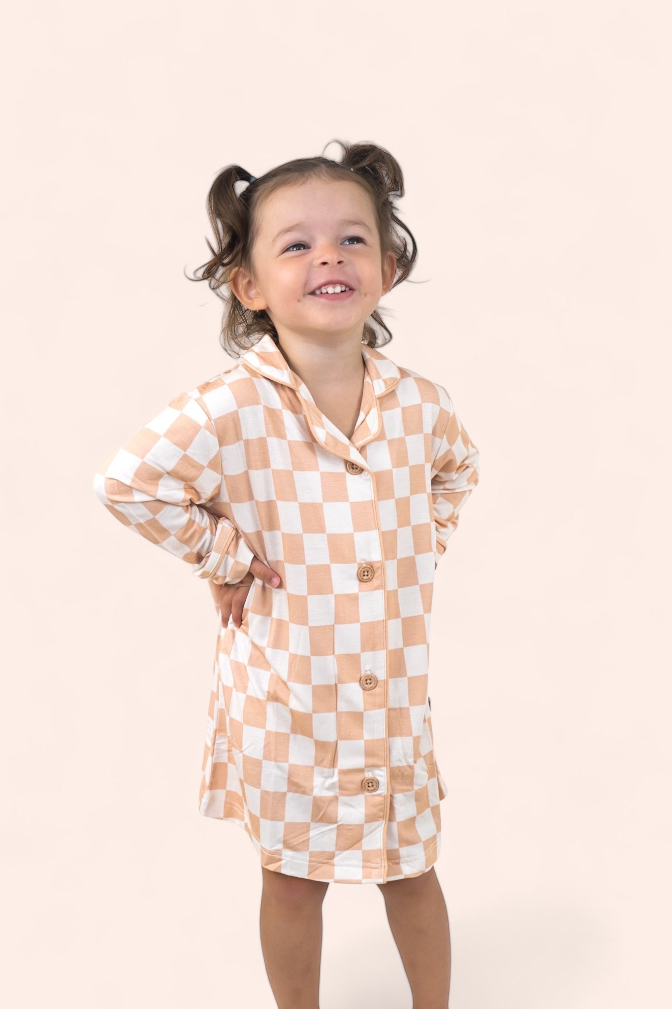 Sandy Checkers Girl's Dream Gown