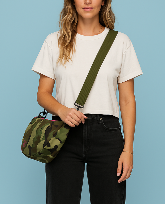 Classic Crossbody Diaper Bag - Camo