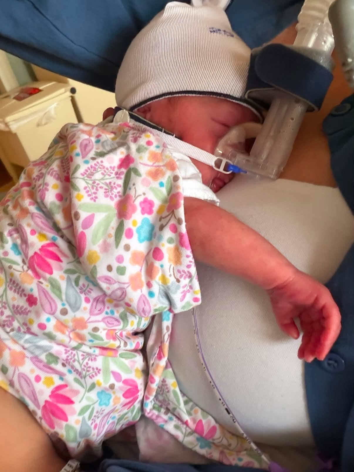 Tiny Blooms Swaddle Blanket