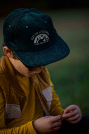 Green Rivers Corduroy Snapback Hat For Toddlers And Youth