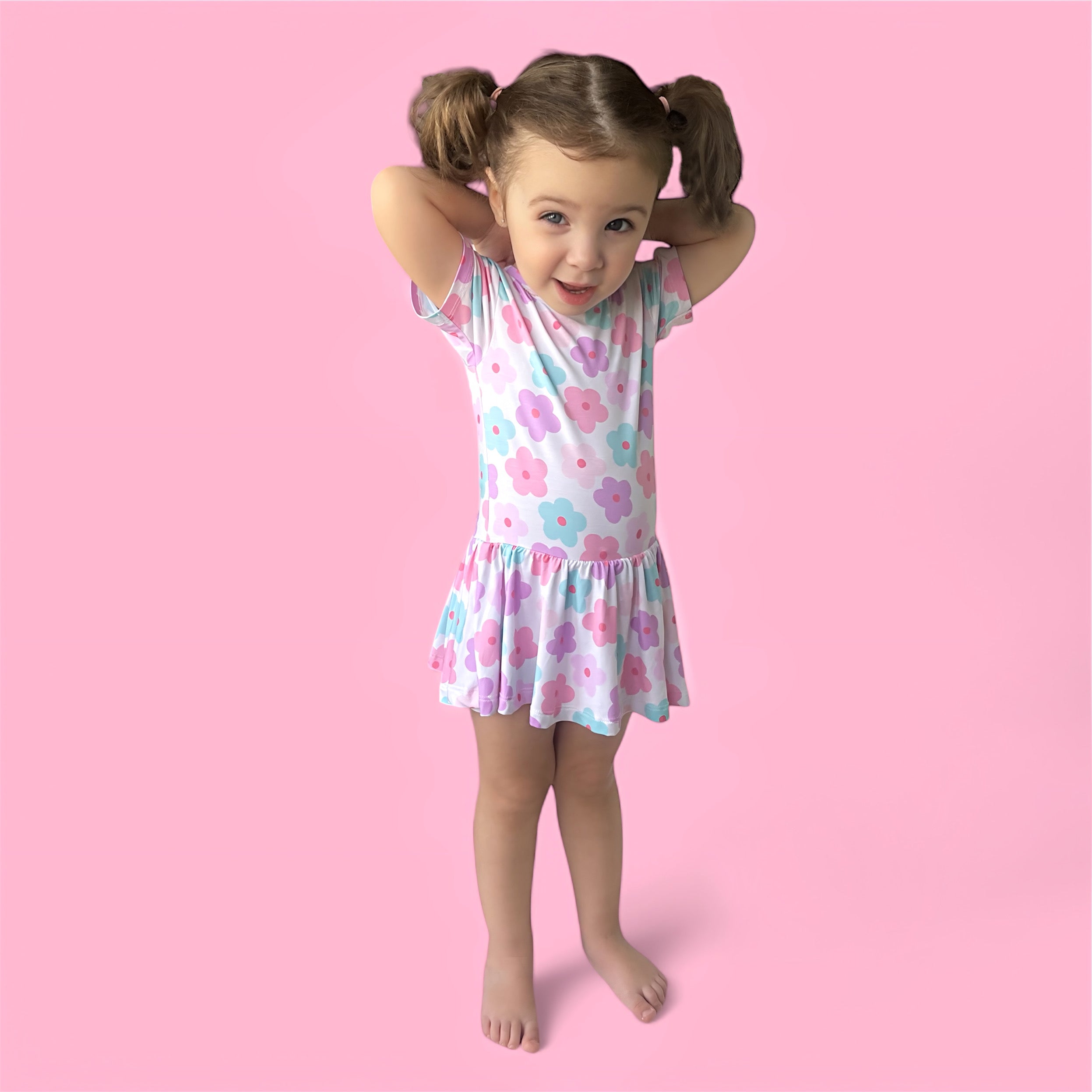 Violet Fields Dream Bodysuit Dress