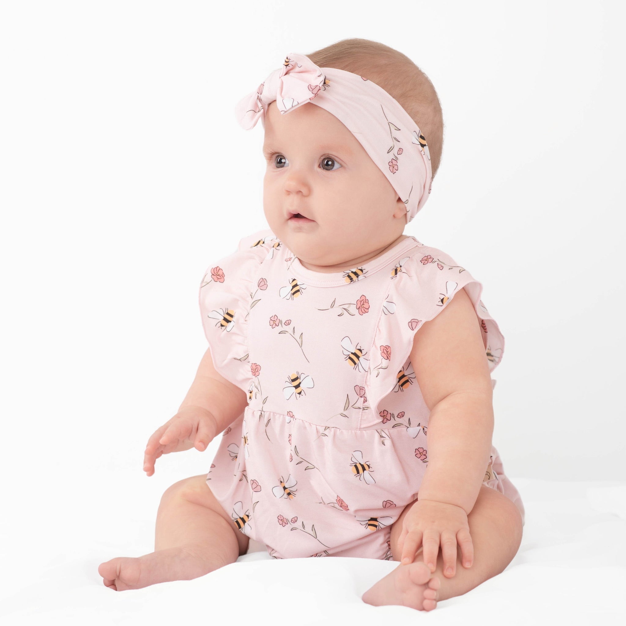 Blooming Bee Bubble Romper