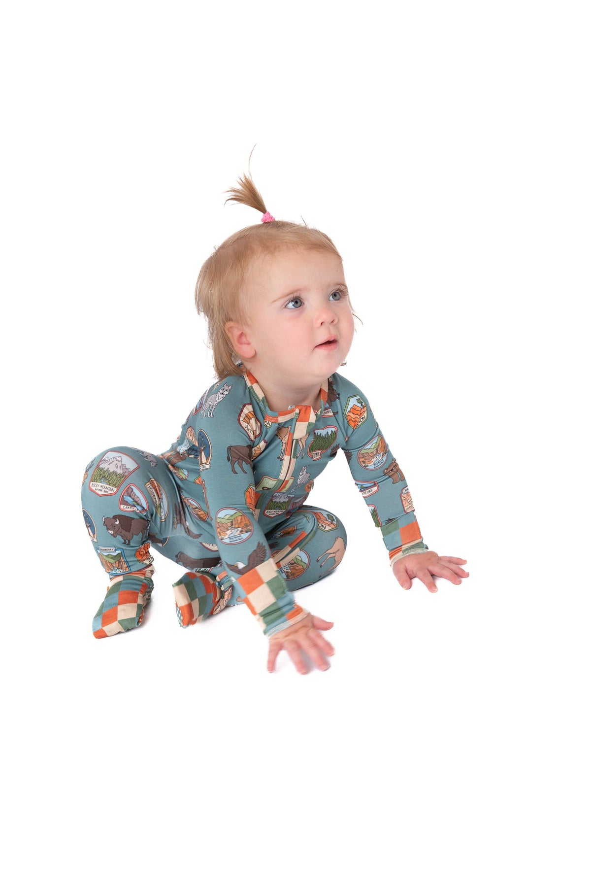 My First National Parks Adventure Double Zip Onesie | Wildlife Baby Outfit |