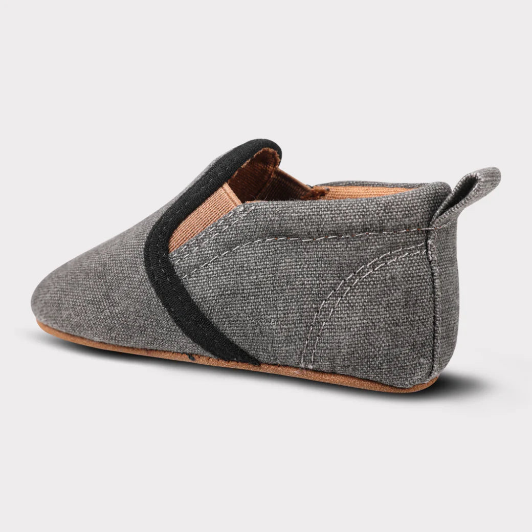 Rascal Soft Sole Boys Slip-on Crib Shoe