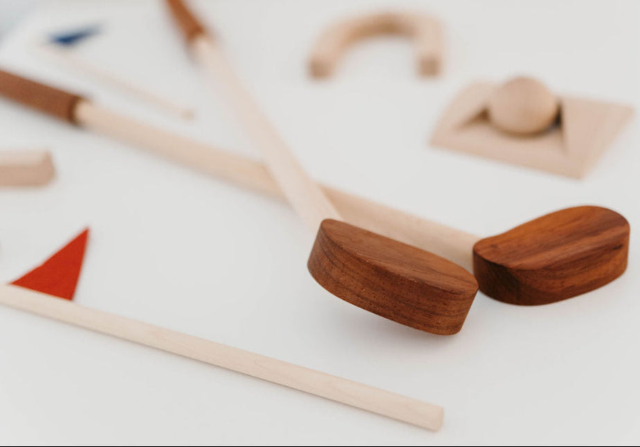 Wooden Golf Clubs Set For Kids