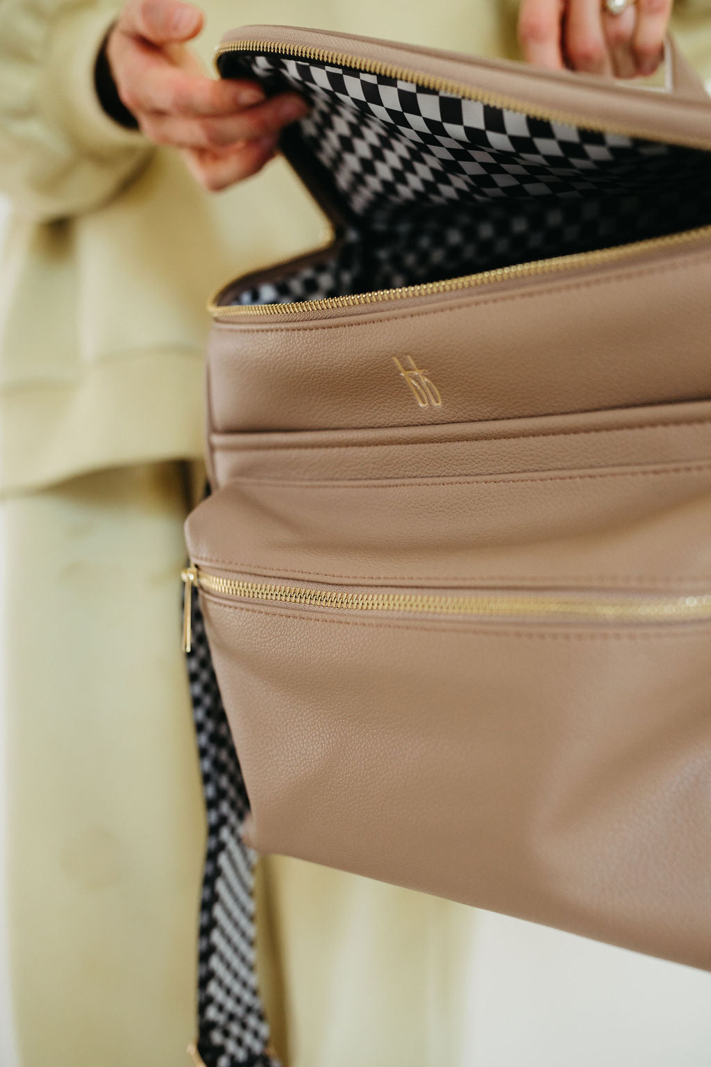 Ff Diaper Bag | Taupe