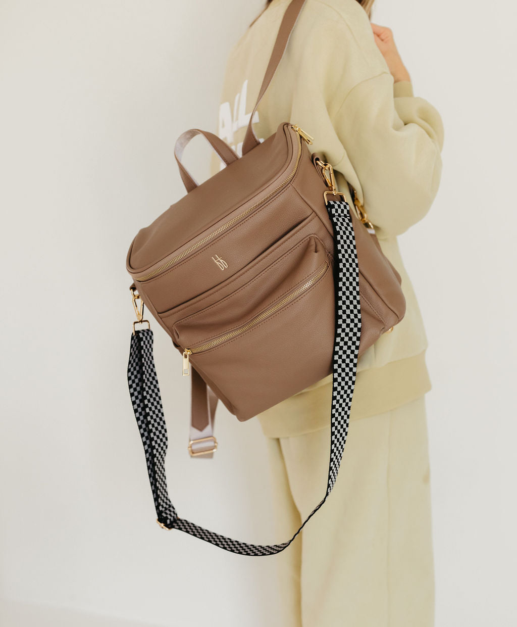 Ff Diaper Bag | Taupe