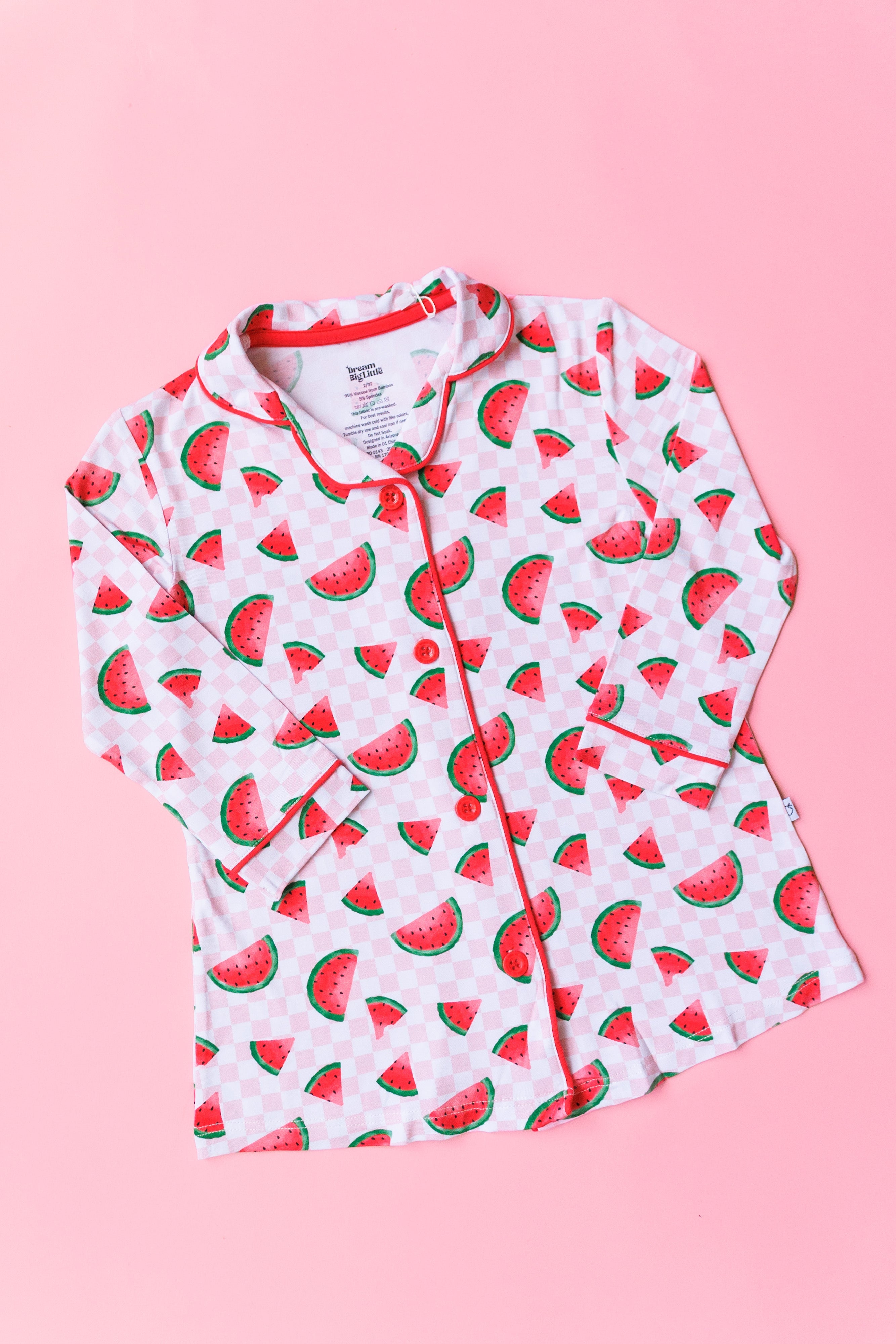 One In A Melon Checkers Girl's Dream Gown