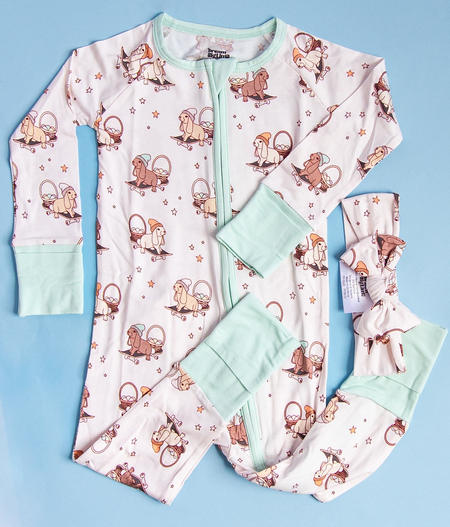 Skating Egg Hunt Dream Romper