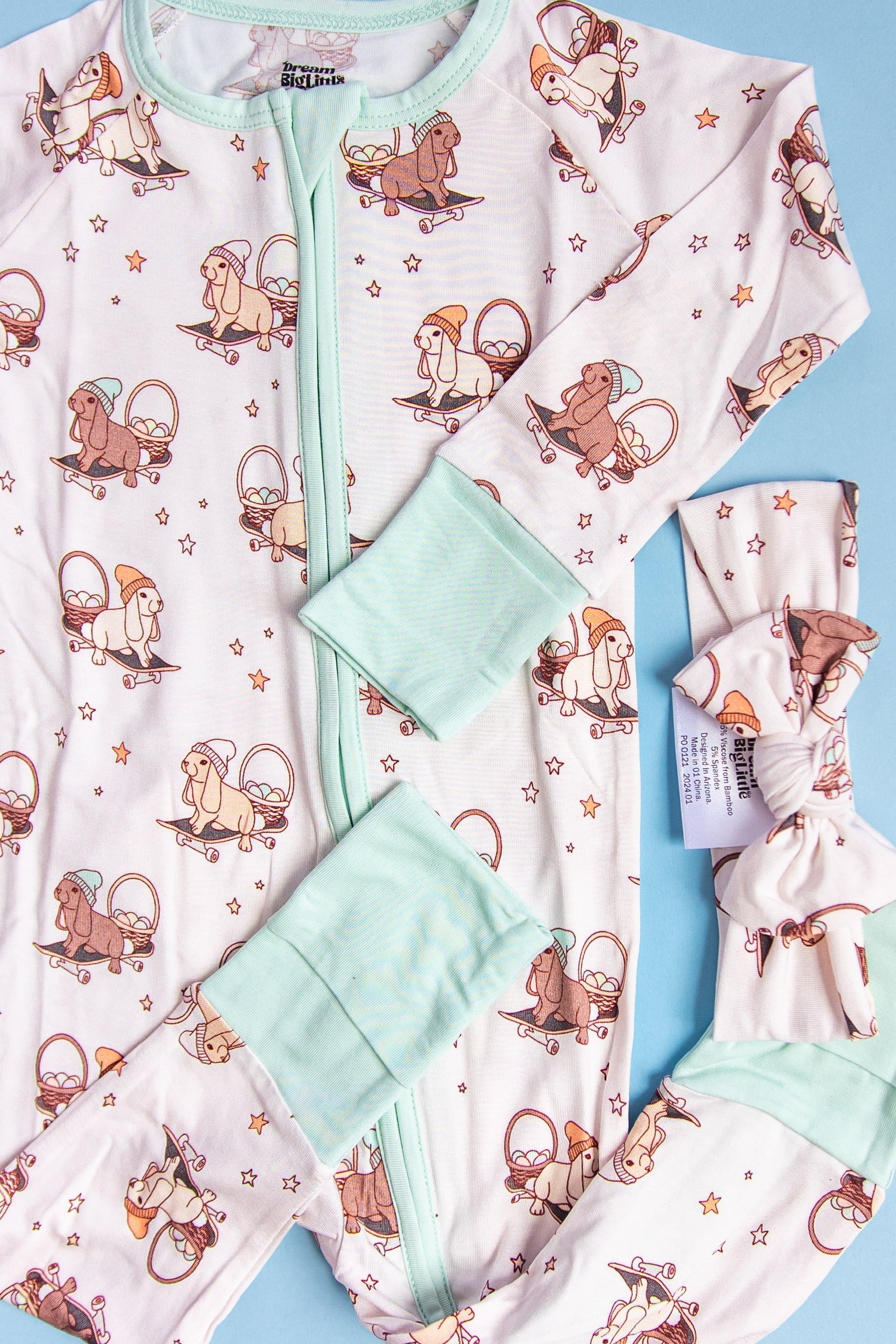 Skating Egg Hunt Dream Romper