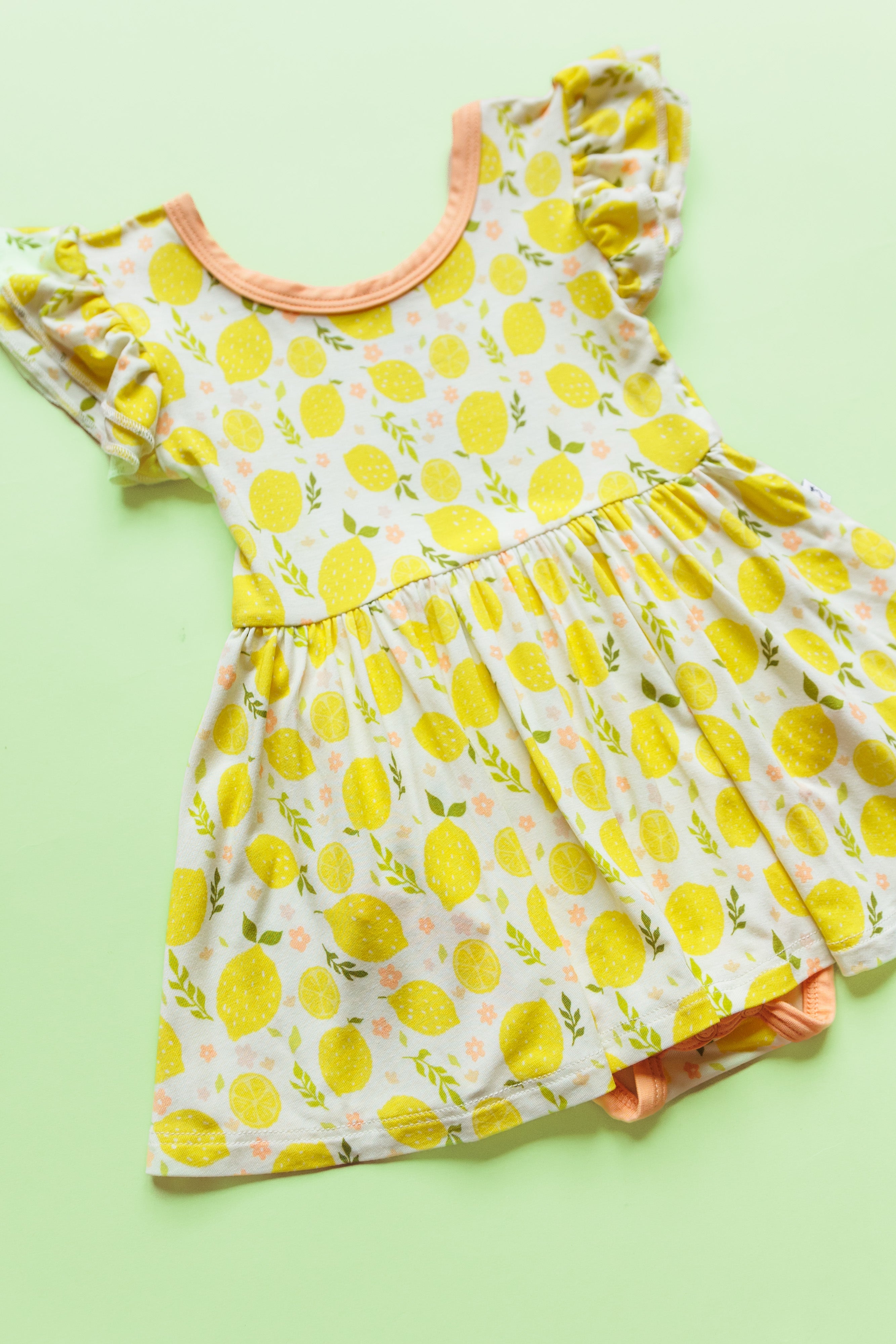 Lemon Blossoms Dream Bodysuit Dress