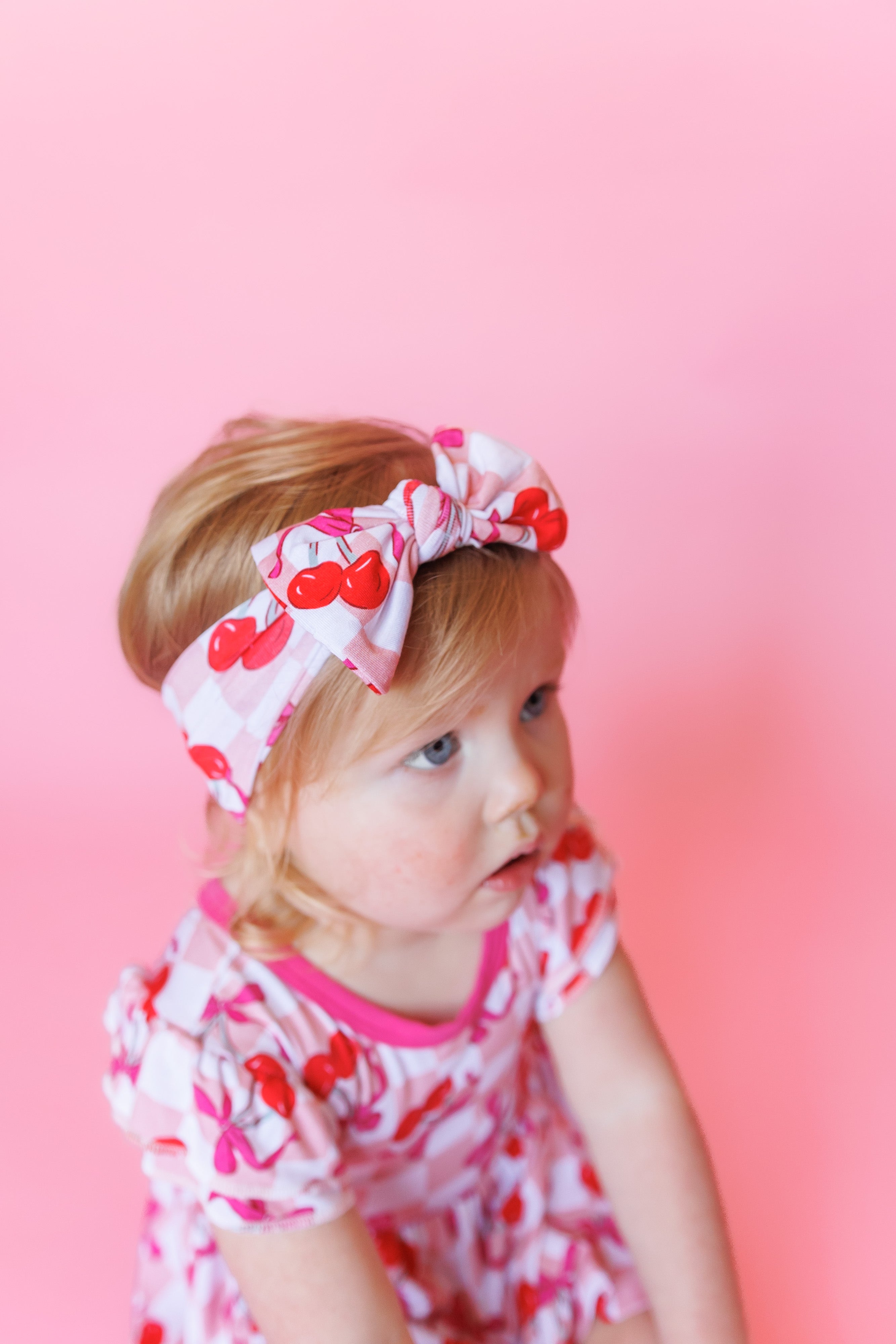 Cherry Sweet Checkers Dream Bow