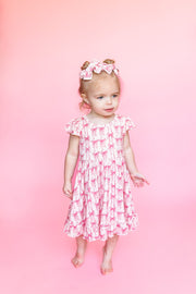 Bow Cute Dream Ruffle Dress