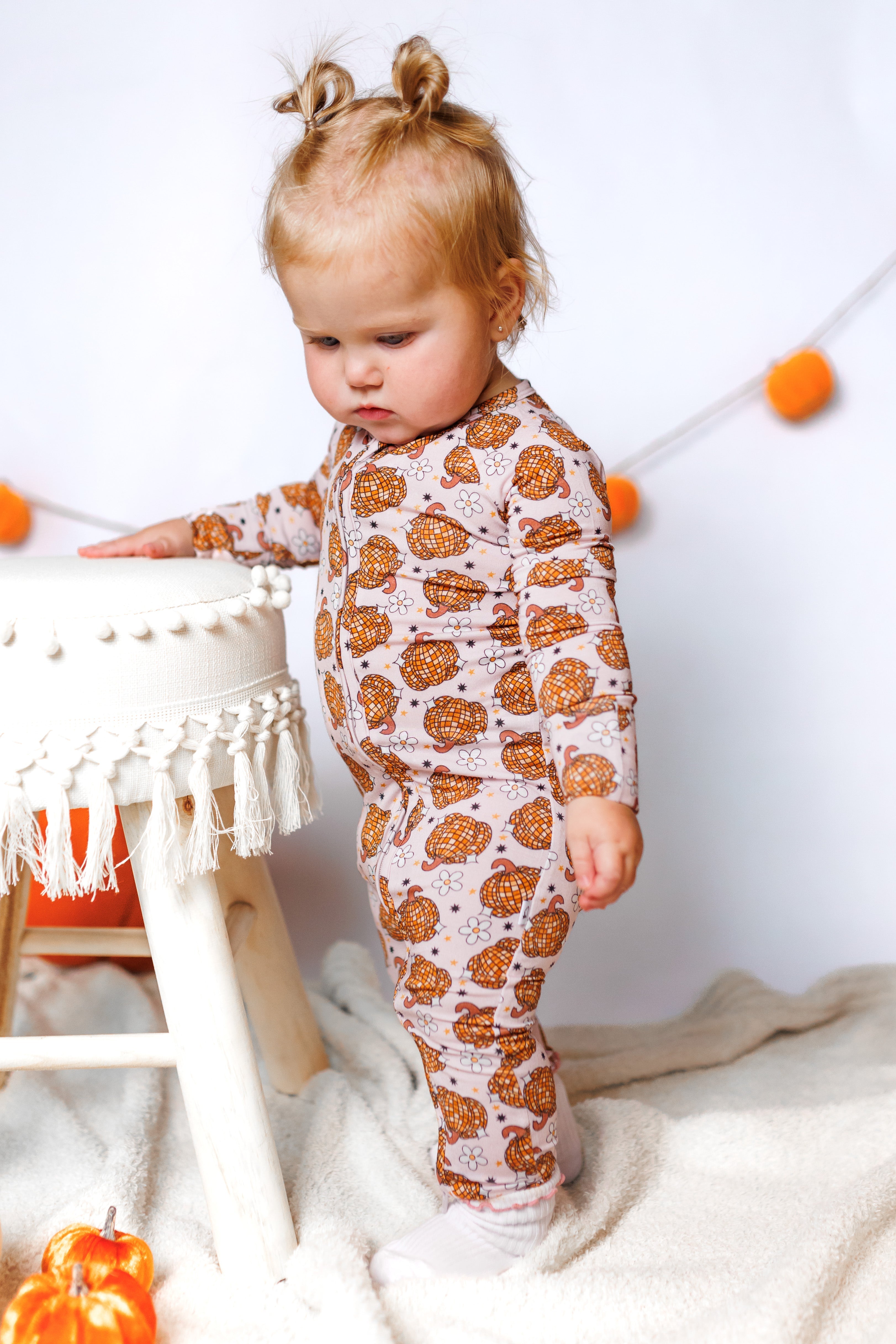 Disco Pumpkin Dream Romper