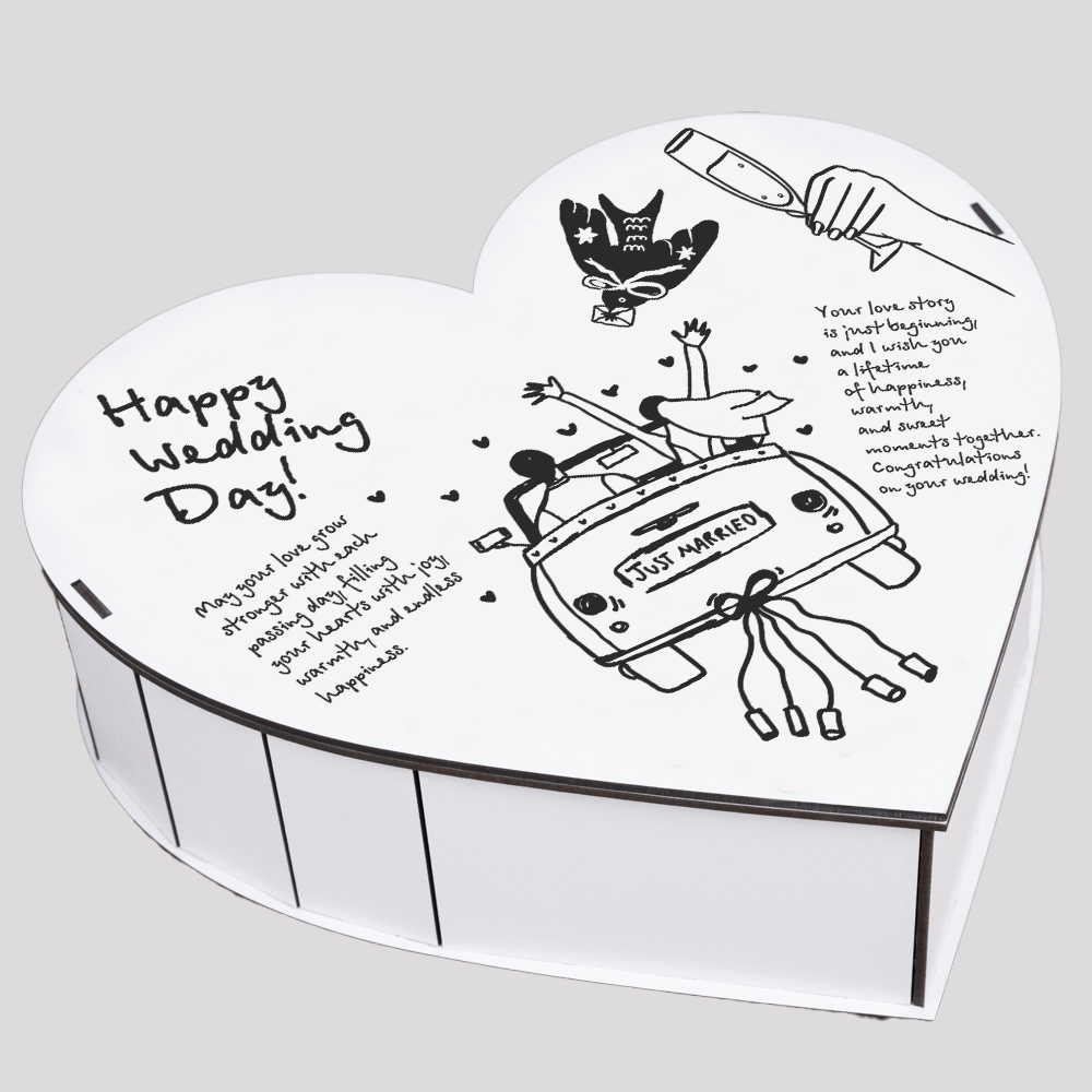 Gift Boxes For Wedding Day Heart