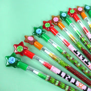 Pixels Mine Crafter Themed Multi Point Pencils