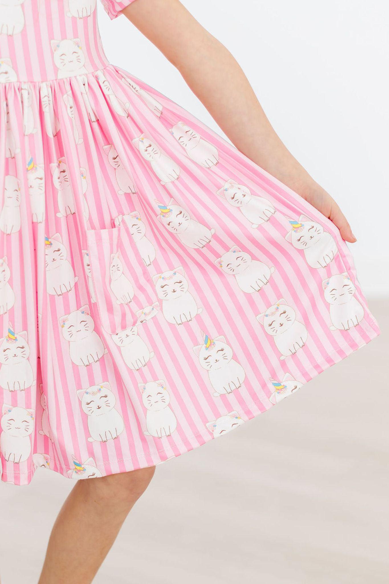 Kittycorn S/s Pocket Twirl Dress