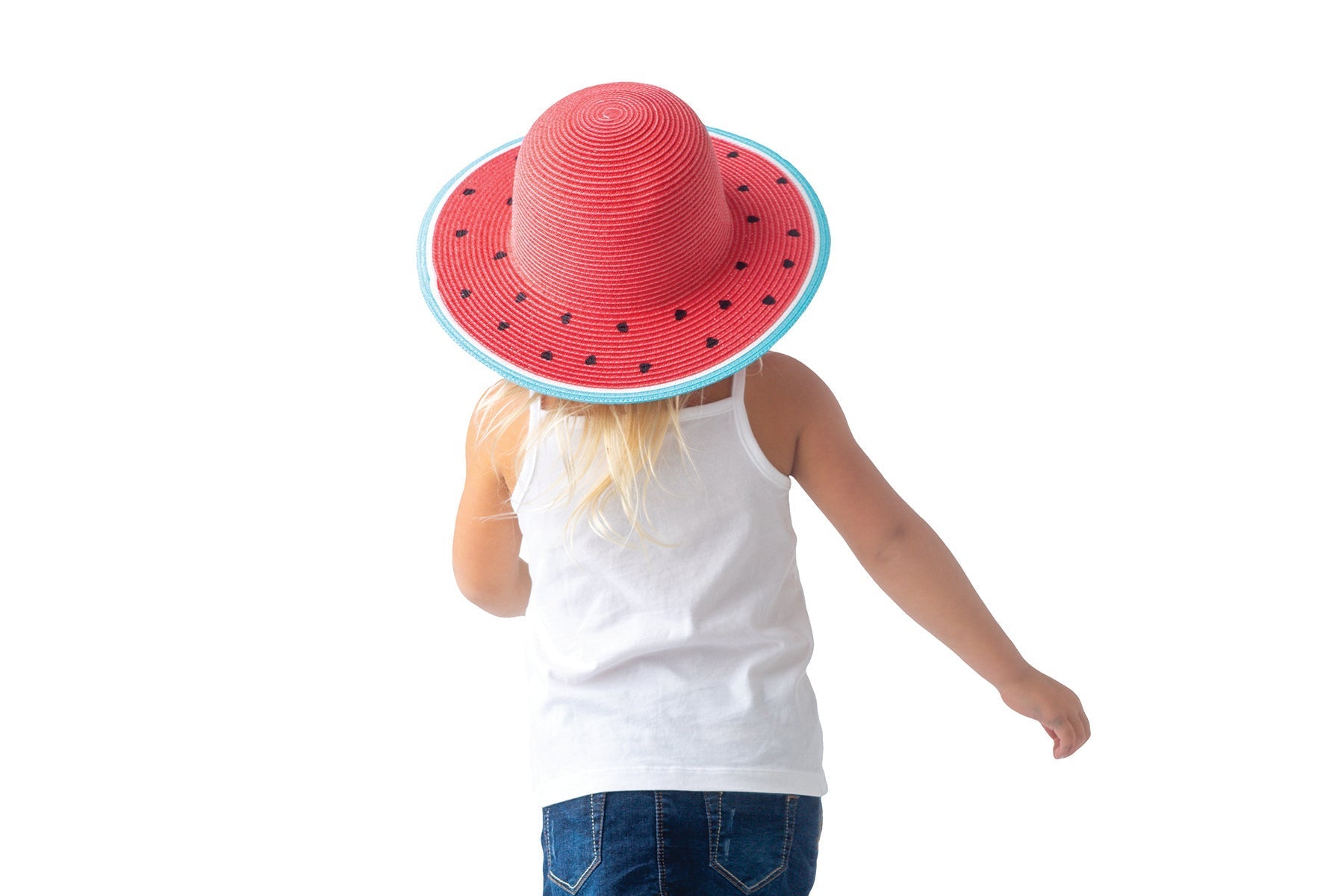 Toddler/kids Straw Hat - Watermelon