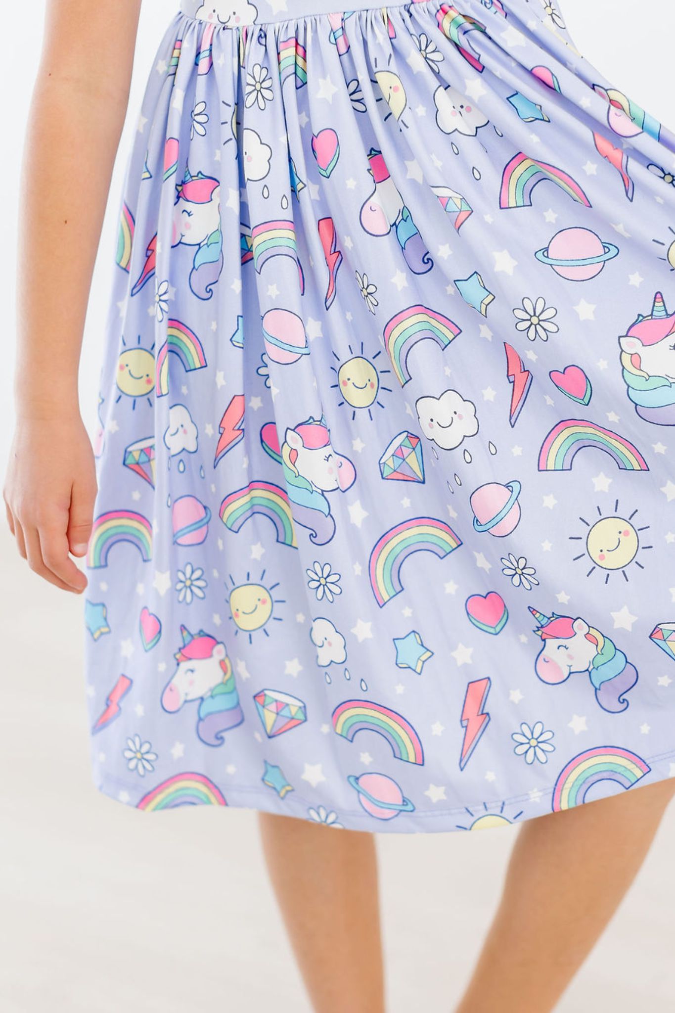 Galactic Unicorns S/s Twirl Dress